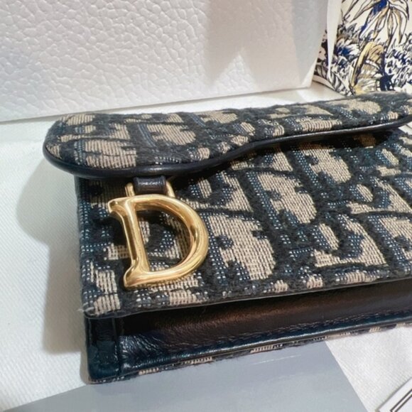Dior Saddle Bloom Card Holder - Picture 1 of 11